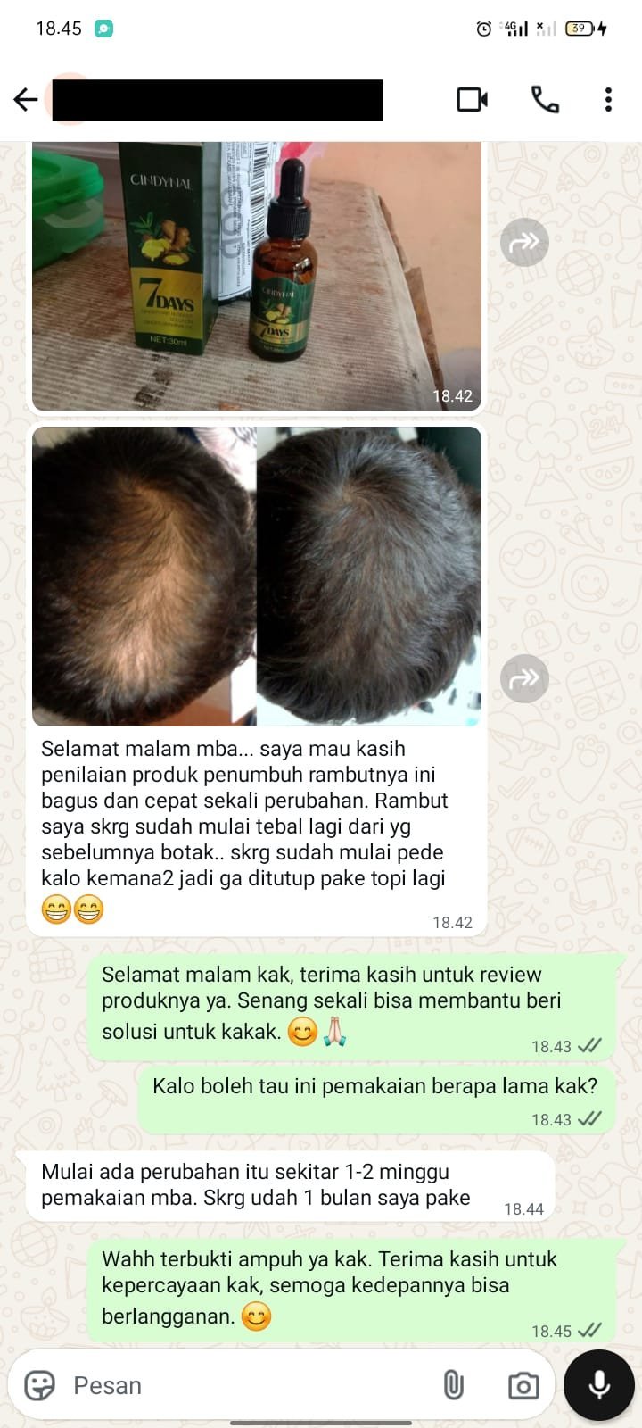 Chat Testimoni 1